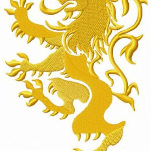 Lannister mascot embroidery design