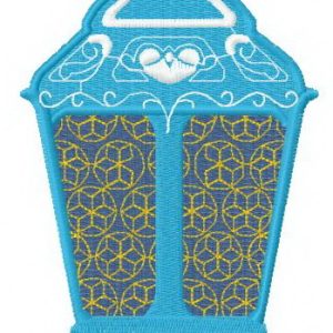 Lantern embroidery design