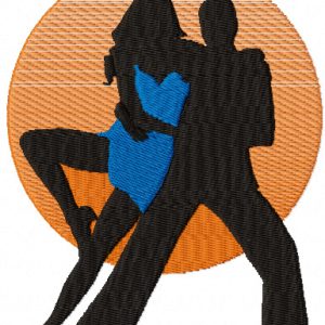 Latin Dance embroidery design