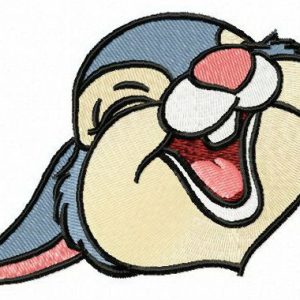 Laughing Thumper embroidery design