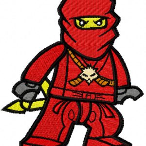 Ninjago Kai 2  embroidery design