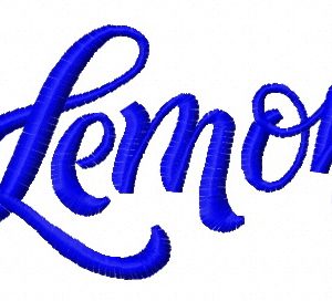 Lemon 2 embroidery design