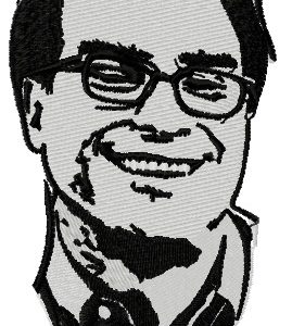 Leonard embroidery design