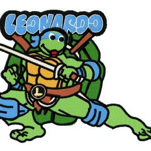 Leonardo 4 embroidery design