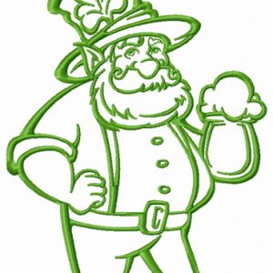Leprechaun 4 embroidery design