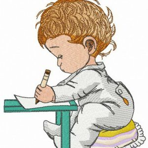 Letter to Santa embroidery design