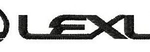 Lexus logo 1 embroidery design