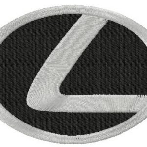 Lexus logo 2 embroidery design
