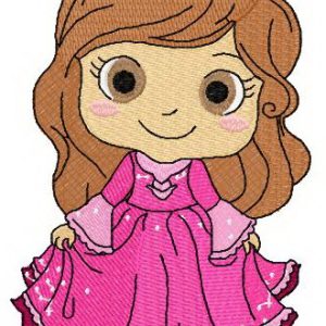 Like a princess embroidery design