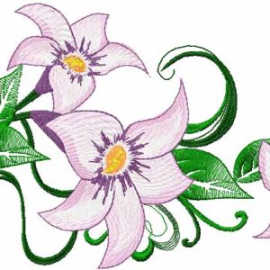Lily 10 embroidery design