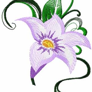 Lily 11 embroidery design