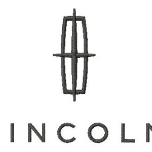 Lincoln logo embroidery design
