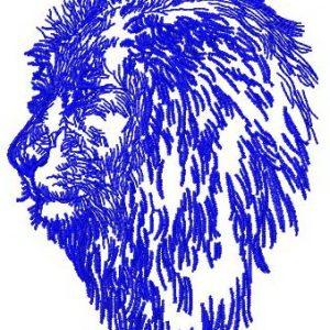 Lion 2 embroidery design