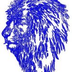 Lion 2 embroidery design