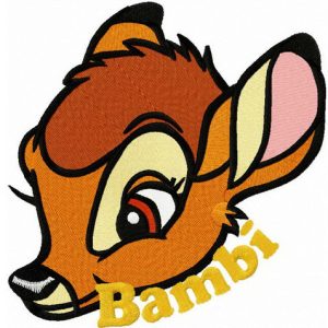 Little Bambi embroidery design