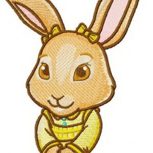 Little cute bunny 2 embroidery design