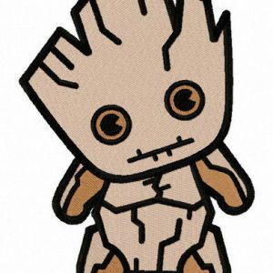 Little Groot embroidery design