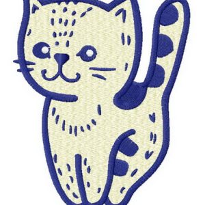 Little kitten embroidery design