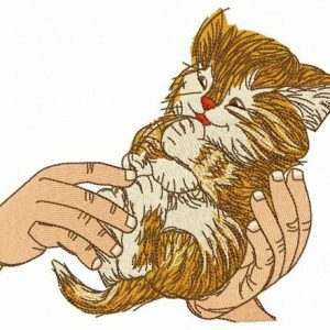 Little lump of happiness embroidery design