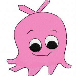 Little octopus embroidery design