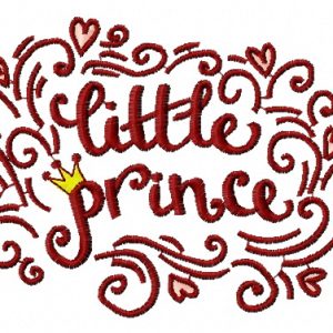 Little prince embroidery design