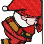 Little Santa 3 embroidery design