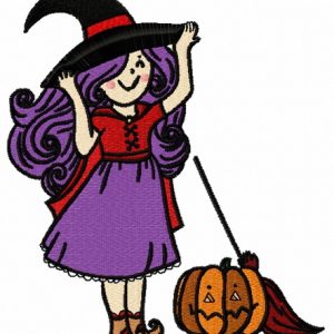Little witches 4 embroidery design