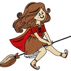 Little witches 7 embroidery design