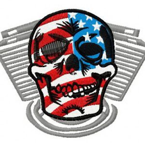 Live free or die 2 embroidery design