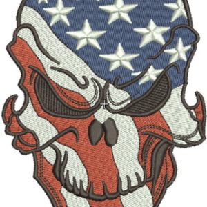 Live free or die 4 embroidery design
