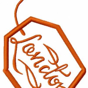 British sticker embroidery design
