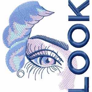 Look embroidery design