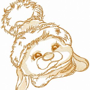 Lop-eared bunny 2 embroidery design