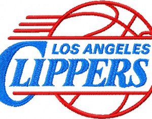 Los Angeles Clippers logo embroidery design