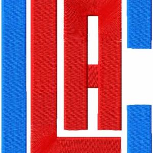 Los Angeles Clippers 2015 embroidery design