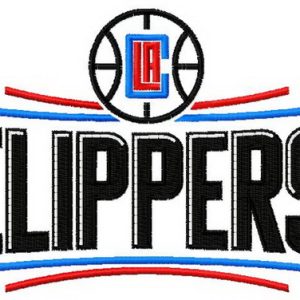 Los Angeles Clippers logo 2 embroidery design