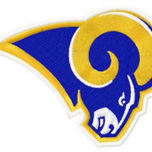 Los Angeles Rams logo 2 embroidery design