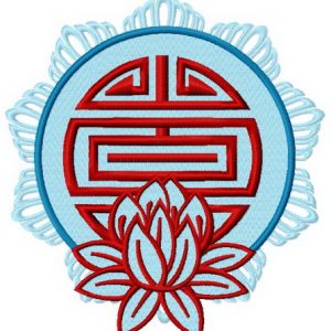 Lotus 2 embroidery design