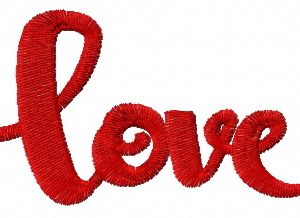 Love 5 embroidery design