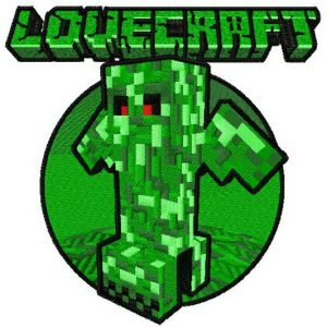 Lovecraft embroidery design