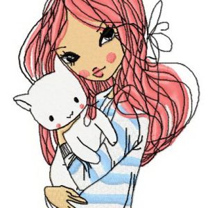 Lovely pet 2 embroidery design