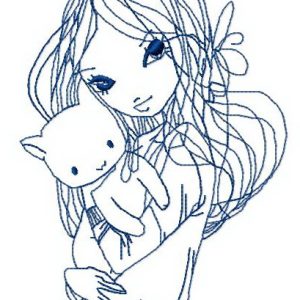 Lovely pet 3 embroidery design