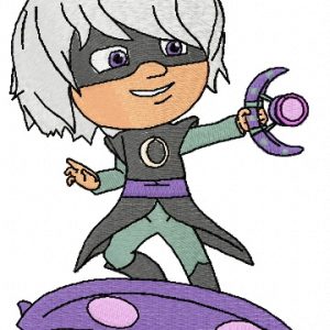Luna Girl embroidery design