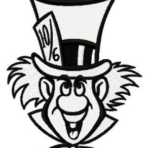 Mad Hatter 3 embroidery design
