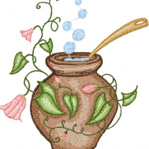 Magic Pot embroidery design