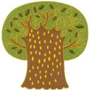 Magic tree 2 embroidery design