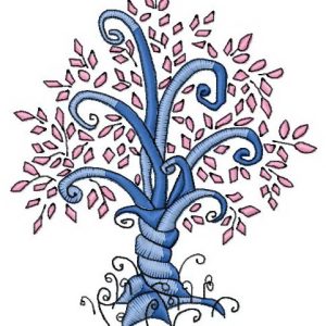 Magic tree 5 embroidery design