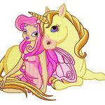 Magical union embroidery design