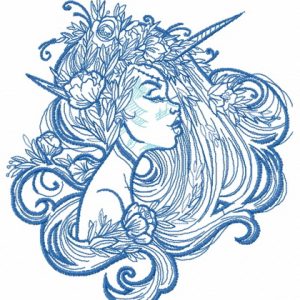 Magnificent devil embroidery design
