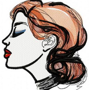 Makeup 3 embroidery design